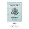 Spot EUA. capa protetora para passaporte porta-cartão de vacinação para passaporte porta-passaporte multicolorido em couro sintético PU