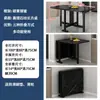 Mesa Plegable, Mesa de Comedor para Uso Doméstico, Adecuada para Apartamentos Pequeños y Propiedades de Alquiler, Mesa de Comedor Simple para Montar Puestos, Rectangular y Portátil