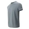 Atravessar a Europa Nova Camiseta de Manga Curta Verão Masculina Secagem Rápida Esportes Corrida Fitness Treinamento Top Casual Em Estoque