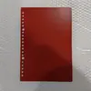 Venda Direta de Fábrica Capa Colorida de PP para Folhas Soltas A4/B5/A5 Capa Protetora de Encadernação Encadernação de Folhas Soltas 30 Furos 26 Furos 20 Furos