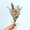 Mini Ramo de 12 cm Flores Naturales Flores Secas Flores Inmortales Gypsophila Rosas Caja de Regalo Navideña Decoraciones Amazon Transfronterizo