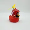 Enfeites de Carro de Pato Quebrando Pato de Natal Andando de Bicicleta Elétrica Decorações de Bicicleta Pato Vermelho Pequeno Interior Pato Amarelo Pequeno