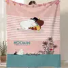 Manta de Franela Estampada Digital de Gran Venta, Manta de Oficina para Todas las Estaciones, Manta Gruesa de Dibujos Animados para Aire Acondicionado