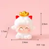 Original Año Nuevo Año de la Oveja Atrae Dinero Figura Muñeca Escenario de Casa de Muñecas Decoración DIY Mini Adorno de Escritorio