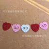 Decoración de Pancarta con Corazón Xo Amor Decoración del Día de San Valentín Banderines Románticos Rosas Rojos para Fondo de Habitación de Boda