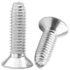 Acero al Carbono Niquelado Cabeza Avellanada en Cruz Rosca Triangular Autorroscante Bloqueo Tornillos de Rosca Triangular Venta al por Mayor M2/M3/M5/M6