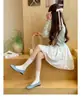 Zapatos planos bajos estilo retro minimalista para mujer, nuevos zapatos de ballet versátiles con lazo para ir al trabajo 2026, mocasines