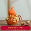 Adornos de Calabaza con Esmalte de Color, Colgantes para Coche, Fortuna y Seguridad, Monedas de Cobre, Artesanías Decorativas para Sala de Estar del Hogar, Mascotas de Té