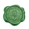 Adesivo de carimbo de cera de vedação verde pinho Série de Natal adesivo de selo para decoração de envelope convite garrafa de vinho presente