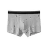 Ropa interior estampada para hombre, algodón puro, antibacteriana, nuevo estilo 2026, ropa interior de algodón puro para niños, transpirable, talla grande, boxers sin costuras