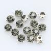 3-10mm base plateada cosida a mano taladro de cristal accesorios para ropa accesorios para cinturón de equipaje garra simple taladro cosido a mano venta al por mayor