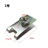 Tornillo para automóvil lámina de hierro autorroscante alambre rápido base de fijación clip en forma de U guardabarros tarjeta de cierre metálico
