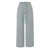 Pantalones de chándal rosas con cordón para mujer, nuevo estilo de otoño, pierna recta americana, ajuste relajado, holgados, casuales, de pierna ancha y deportivos