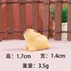 Desenho Animado Cor Sólida Amarelo Capivara Animal Paisagem em Miniatura para Desktop Enfeites DIY Acessórios de Resina Artesanato