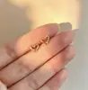 Brincos da Moda Estilo Coreano Mais Vendidos Novo Modelo Brincos Femininos Simples e Elegantes Versáteis Tiktok Mesmo Estilo Tarraxas Atacado