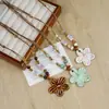 Artículos de cerámica de Jingdezhen nuevos, culturales y creativos, de gran venta, collares de cerámica de Jingdezhen, accesorios florales de moda al por mayor, productos artísticos de alta gama de estilo chino