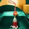 Estilo Étnico Chinês Brocado Song Ornamento de Cabacinha Pingente de Chaveiro Artesanato Decoração Presente Decorativo de Alto Padrão Venda por Atacado