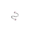 Amazon AliExpress S-shaped diamante lábio anel nariz brincos aço inoxidável piercing jóias Europa e Estados Unidos atacado transfronteiriço