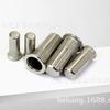 Tuerca remachable de cabeza avellanada grande con rayas verticales para agujero ciego de acero inoxidable 304 M4M5M6M8M10M12/17/19/23.5/38