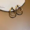 Pendientes Retro Florales de Zirconia Fuegos Artificiales Perla para Otoño e Invierno, Pendientes de Lujo Ligero de Gama Alta, Accesorios para Orejas de Moda con un Diseño Único