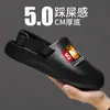 Tamancos Birkenstock Masculinos Roupa de Exterior para Primavera Sandálias de Praia Antiderrapantes de Solado Grosso Meio Chinelos Preguiçosos de Escritório