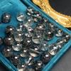 Cristal de Cabello Negro Natural de Brasil Cuentas Dispersas Cristal de Cabello Cuentas Redondas Accesorios de Joyería DIY Semiacabados Cuentas para Pulsera Collar