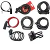 Candado Antirrobo para Bicicleta Correa Gruesa Anti-Corte Soporte Candado con Llave para Vehículo Eléctrico Anillo de Bloqueo Candado con Contraseña para Bicicleta