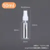 Botella Atomizadora Pequeña de Plástico Transparente para Mascotas 30ml 50ml 100ml Botella Atomizadora Botella Rellenable para Maquillaje Perfume