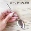 100 peças Colheres de Melancia Descartáveis de Metal Ferro para Uso Comercial Colheres Específicas para Melancia Colheres para Levar Bibimbap
