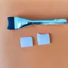 Herramientas de Belleza de Silicona Brocha de Maquillaje Maquillaje Brocha para Sombra de Ojos Brocha para Labios Delineador de Ojos Cepillo Facial de Silicona Cabeza de Cepillo para Mascarilla