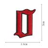Novos Adesivos Digitais 0-9 com Verso Adesivo, Decalques Decorativos de Roupas para Passar a Ferro, Adesivos de Tecido, Etiquetas Bordadas, Patches de Reparo, Atacado
