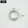 Y25-Y29 Liga de Alumínio Forma para Tarte de Ovos Assadeira Plana Forma para Bolo de Gelatina Ferramentas para Assar Tarte de Ovos Formas para Bolo de Sobremesa