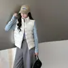 Nuevo chaleco de algodón ligero tipo patchwork para mujer, moda casual versátil cálida otoño e invierno 2026