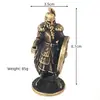Suporte de Incenso de Liga de Soldado Retrô Artesanato Tecnologia Modelo de Soldado Feito à Mão Peça de Xadrez de Jogo de Tabuleiro Ornamentos Brinquedo Presente