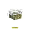 Frascos sellados para granos y cereales, almacenamiento de cocina, productos secos de grado alimenticio, frascos de plástico transparentes, cajas para almacenamiento de snacks y té