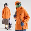 Chaqueta Estilo Luotuo para Mujer, Chaqueta de Senderismo para Exteriores con Forro Polar, Chaqueta Tres en Uno a Prueba de Viento e Impermeable para Hombre, Personalizada