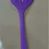 Espátula de Silicona, Utensilios de Cocina de Grado Alimenticio, Cuchara y Espátula para Cocinar, Espátula de Silicona para Sartén Antiadherente, Espátula Ranurada de Silicona, Utensilios de Cocina, Espátula