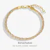 Pulsera de Plata de Ley S925 con Artesanía de Tejido Italiano, Exquisita y Lujosa Joyería de Nudo de Bambú de Seis Hilos Tricolor, Certificada en Plata 925