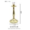 Candelabro de estilo europeo clásico transfronterizo con velas en caja, regalo romántico retro de múltiples cabezas para el cabello.