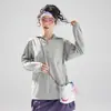 Roupas de Nylon de Alta Qualidade com Resfriamento de Gelo e Proteção Solar para Mulheres, Jaqueta com Capuz Estilo Casal com Proteção UV, Roupas de Proteção Solar para Homens com Logotipo Personalizado