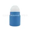 Botella de Vidrio Azul con Bola Rodante de 50g, Botella con Bola Rodante, Botella de Plástico con Bola Rodante, Botella de Muestra de Recarga de Esencia de Loción Antitranspirante