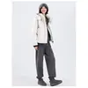 Inverno 2026 Novo Estilo Feminino Estilo Coreano Curta com Capuz Jaqueta de Penas de Algodão Casual Solta Acolchoada Casaco de Algodão