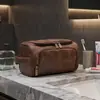 Bolsa de Cosméticos Grande Capacidade Masculina Transfronteiriça Europeia e Americana, Bolsa Portátil de Armazenamento para Artigos de Higiene Pessoal de Viagem com Compartimentos