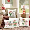 Explosões Transfronteiriças Amazon Café Feriado de Natal Estampa Fronha Almofada de Sofá de Casa Carro Decoração