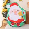 Almohada de Navidad decoración navideña almohada de alce de dibujos animados para árbol de Navidad cojín de Papá Noel para sofá de sala de estar venta al por mayor