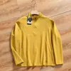 Tecnologia Catiônica~Absorvente de Umidade e Respirável Corte 3D Outono/Inverno Novo Hoodie Masculino para Uso Externo com Gola Alta e Meio Zíper Camiseta de Manga Longa