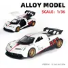 Simulación Transfronteriza Aleación Modelo de Coche Todoterreno Adornos Coche Deportivo Infantil Aleación Coche de Retracción Regalo para Niño