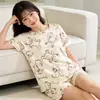 Pijama Refrescante Vit Girl para Mujer Traje de Verano de Manga Corta Estilo Hada Casual Todo Fósforo Ropa de Casa