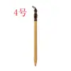 Venta al por mayor de fábrica pluma de inmersión de bambú hecha a mano pluma de inmersión de bambú para caligrafía del Tíbet pluma de inmersión de cabeza plana oblicua izquierda oblicua derecha