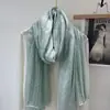 Protección Solar de Verano Chal Grande Ropa Exterior para Mujer Habitación con Aire Acondicionado Bufanda de Algodón y Lino Viaje Estilo Nuevo Bufanda de Seda Fina de Alta Gama Protección Solar